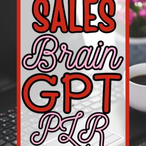 sales brain gpt plr cover