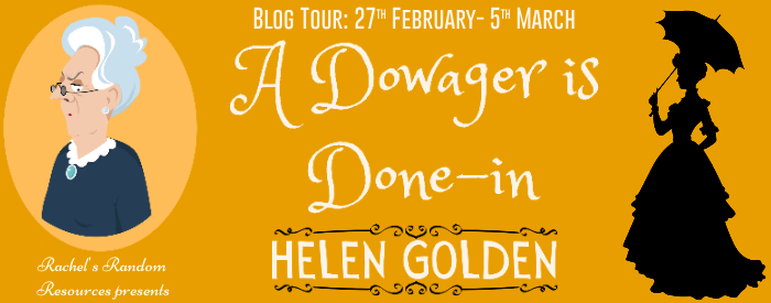 A Dowager is Done-In book banner