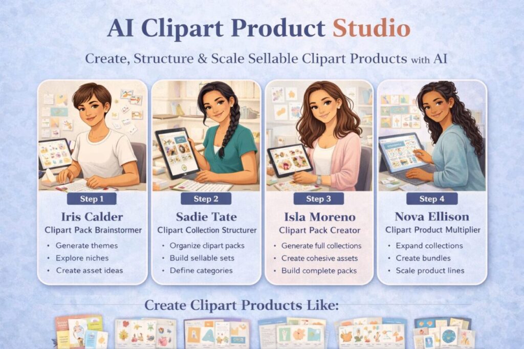 AI Clipart Product System - Your AI Assistant Team