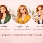 Peaceful Homeschooling Bundle mockup
