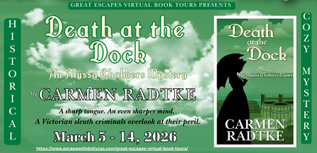death at the dock banner