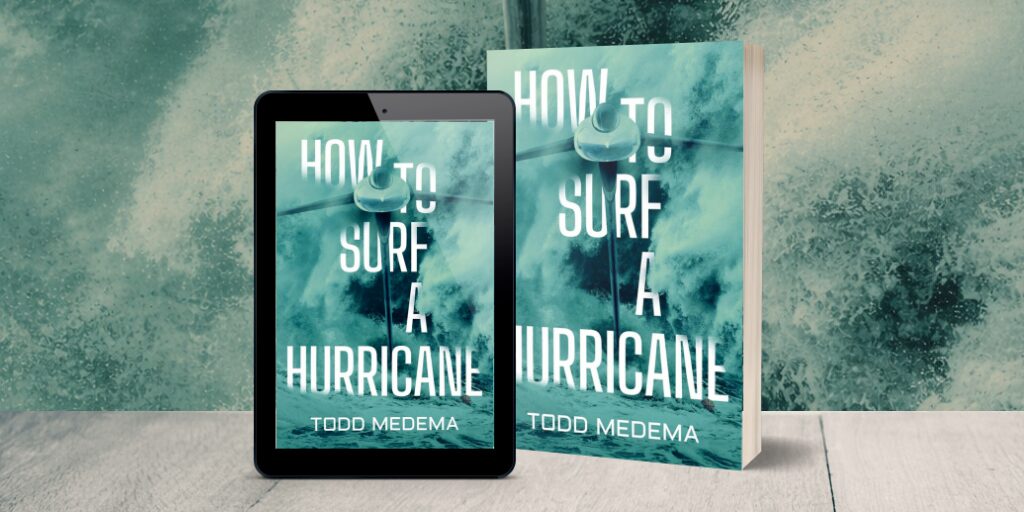 How to Surf a Hurricane mockup