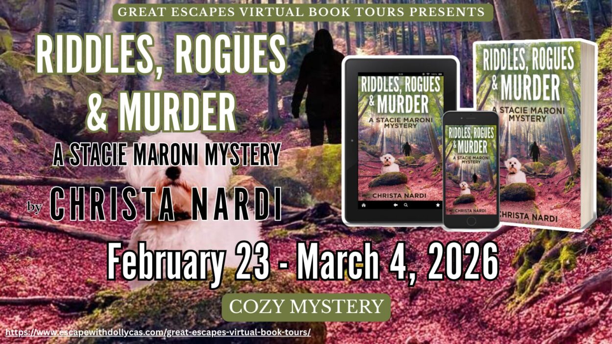 Riddles Rogues & Murder banner mockup