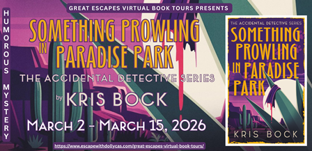 Something Prowling in Paradise Park Blog Tour banner