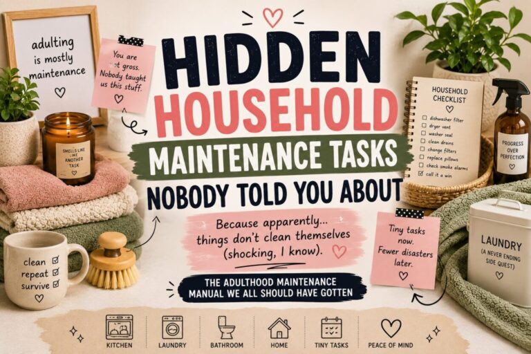 Hidden Household Maintenance Tasks Nobody Told You About