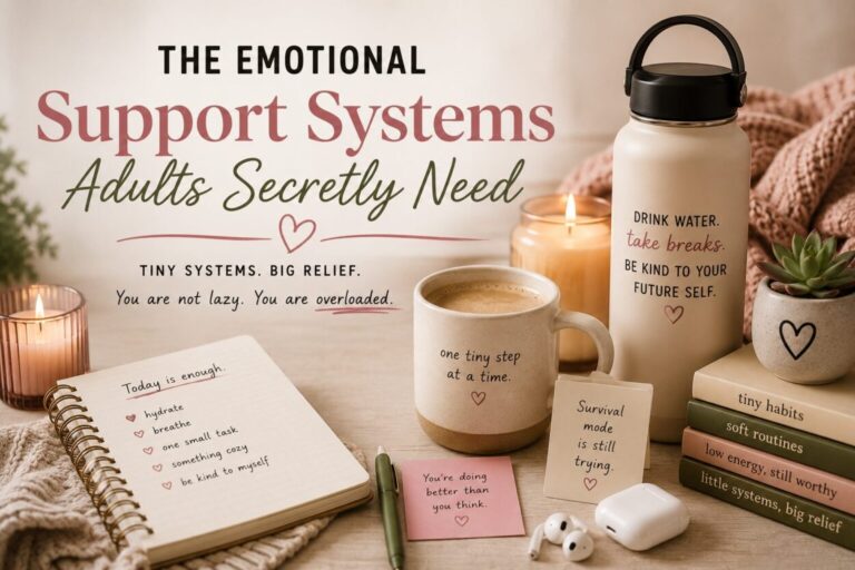 The Emotional Support Systems Adults Secretly Need