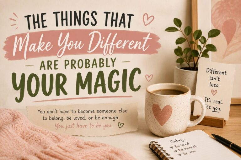 The Things That Make You Different Are Probably Your Magic