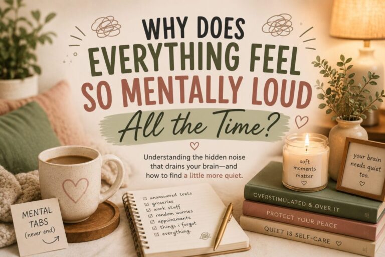 Why Does Everything Feel So Mentally Loud All the Time?