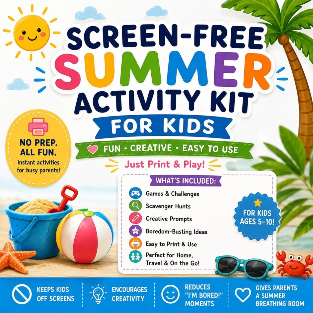 screen free activity pack mockup