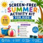 screen free activity pack mockup
