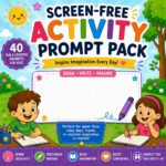 screen free activity prompt pack