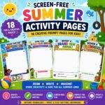 summer screen free activity prompt pack