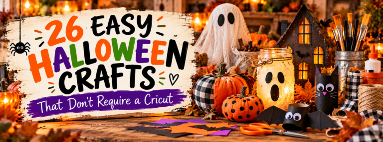 26 Easy Halloween Crafts That Don’t Require a Cricut